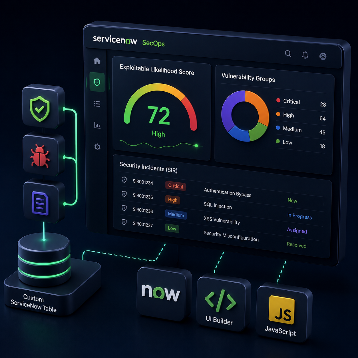 ServiceNow ELS Dashboard